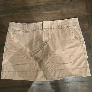 GAP Favorite Chino Mini Skirt in Tan